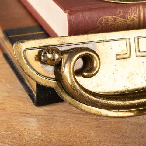 #49677 Set of 6 Vintage Furniture Drawer Bail Pulls image 4