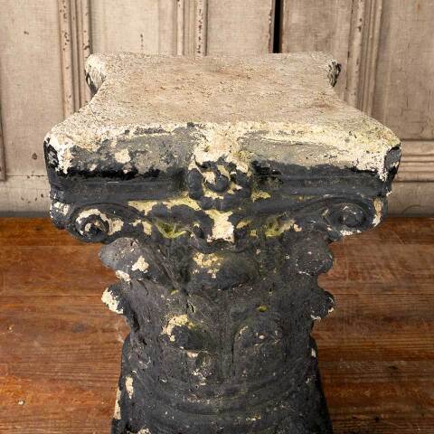 #49683 Concrete Corinthian Column Garden Pedestal image 7