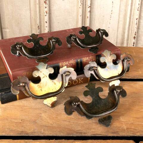 #49702 Vintage Chippendale Furniture Bail Pulls image 2