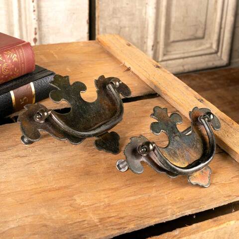 #49702 Vintage Chippendale Furniture Bail Pulls image 3