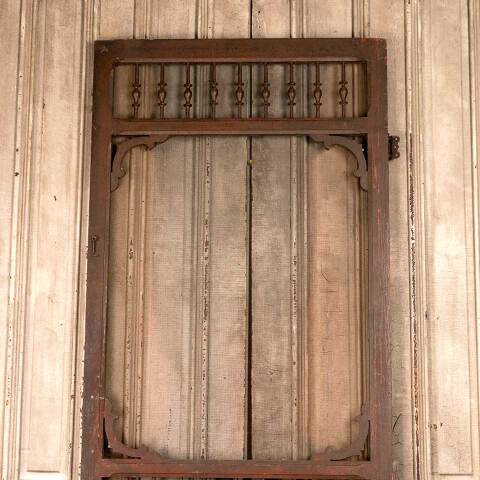 #49713 36x88 Antique Victorian Wood Screen Door image 7