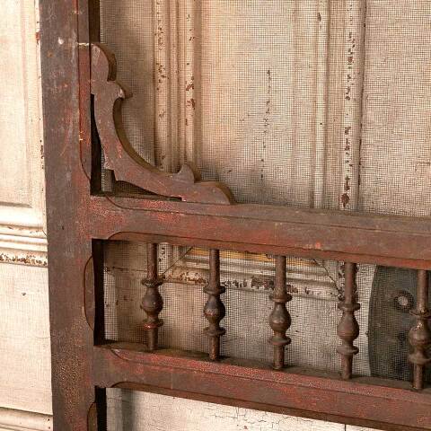 #49713 36x88 Antique Victorian Wood Screen Door image 8