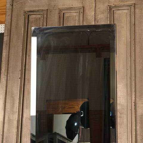 #49766 19x79 Salvaged Beveled Glass Mirrored Door image 2