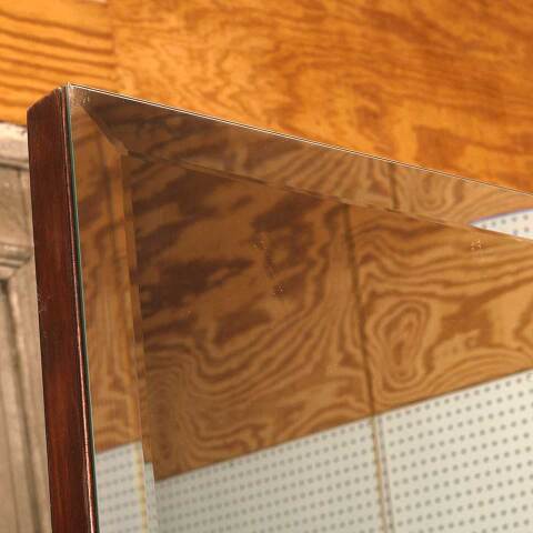 #49766 19x79 Salvaged Beveled Glass Mirrored Door image 5