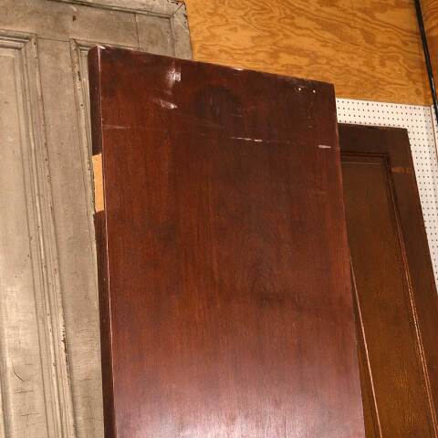 #49766 19x79 Salvaged Beveled Glass Mirrored Door image 7