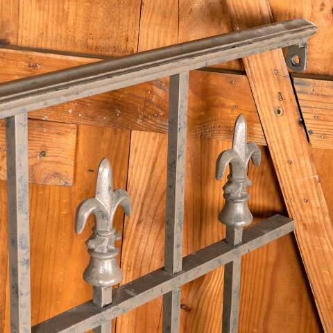 #49768 Salvaged Cast Aluminum Railing Section image 2