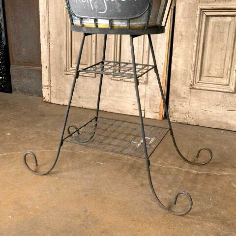 #49792 Metal Stand with Ice Bucket Planter image 5