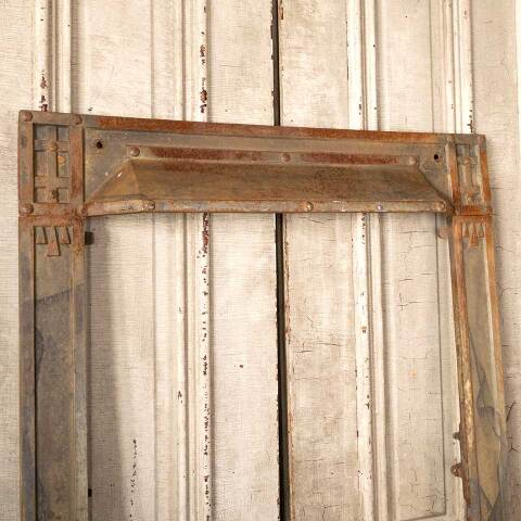 #49807 30x31 Antique Cast Iron Fireplace Surround image 4