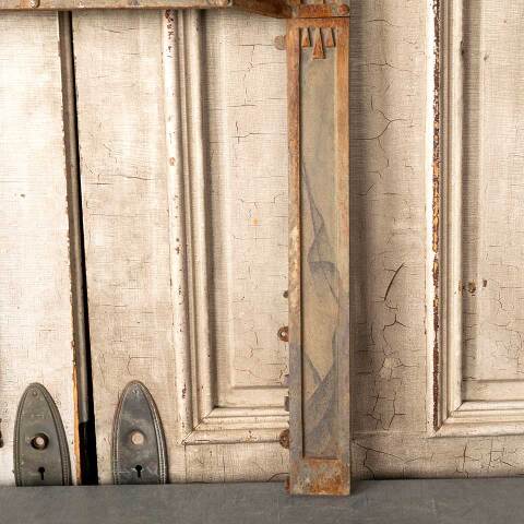 #49807 30x31 Antique Cast Iron Fireplace Surround image 6