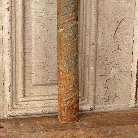 #49817 Salvaged Antique Cast Iron Fireplace Surround image 5