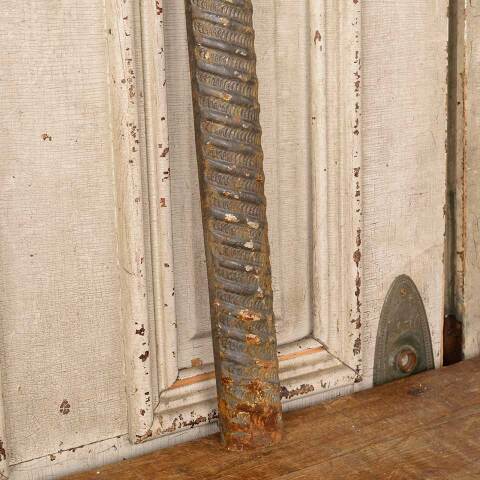 #49817 Salvaged Antique Cast Iron Fireplace Surround image 6