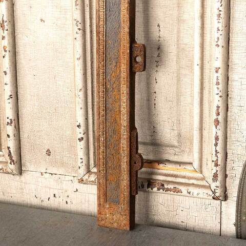 #49822 25x30 Antique Cast Iron Fireplace Surround image 7