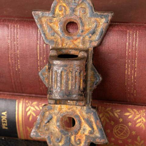 #49830 Antique Cast Wall Mount Oil Lamp Bracket image 3