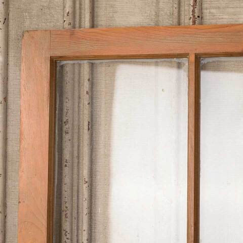 #49852 Antique Divided 3 Lite Wood Window Sash image 2