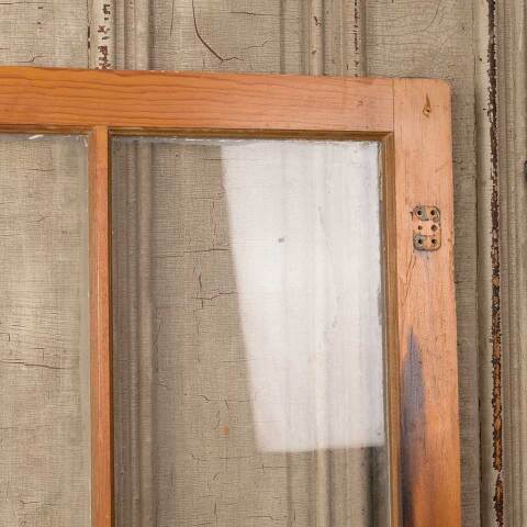 #49852 Antique Divided 3 Lite Wood Window Sash image 4