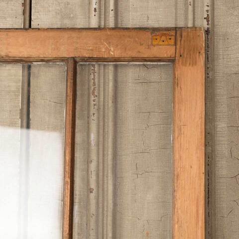 #49853 Antique Divided 3 Lite Wood Window Sash image 2