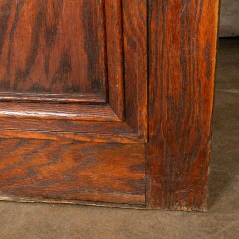 #49906 36x83 Antique Interior 2 Panel Oak Door image 8