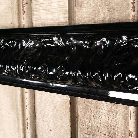 #49927 Large Lacquered Black Picture Frame image 3