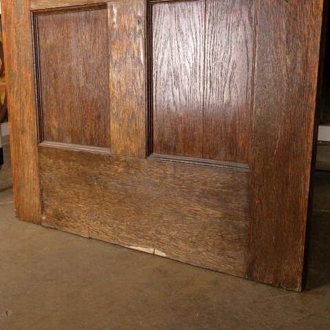 #49952 42x83 Antique Oak 6 Panel Entry Door image 8