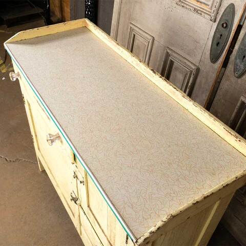 #49963 Antique Painted Wood Dry Sink Cabinet image 3