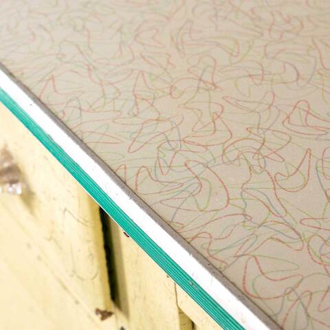 #49963 Antique Painted Wood Dry Sink Cabinet image 4