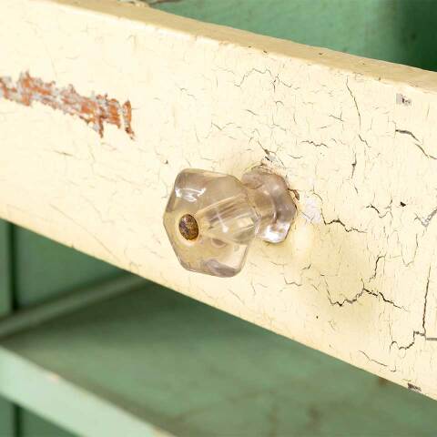 #49963 Antique Painted Wood Dry Sink Cabinet image 6