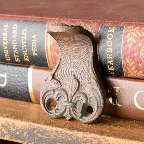 #49986 Antique Ornate Window Sash Lift Hardware image 2