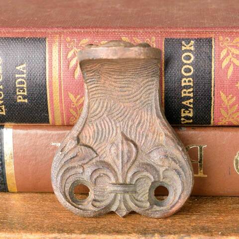 #49986 Antique Ornate Window Sash Lift Hardware image 3