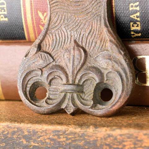 #49986 Antique Ornate Window Sash Lift Hardware image 4