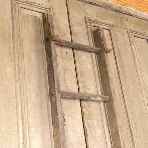 #49990 Antique 7 Rung Wood Ladder image 2