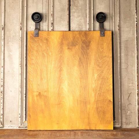 #50030 Industrial Style Wood & Metal Display Board image 6