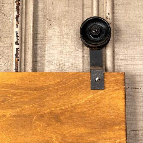 #50031 Industrial Style Wood & Metal Display Board image 3