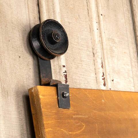 #50031 Industrial Style Wood & Metal Display Board image 4