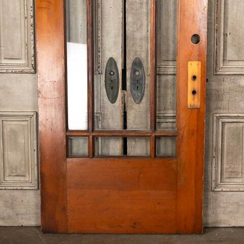 #50070 36x79 Antique 9 Lite Wood Entry Door image 3