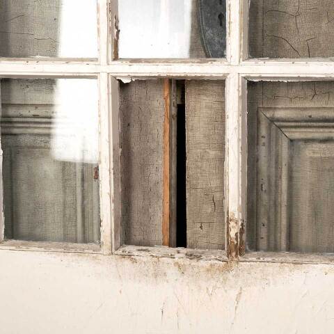 #50088 36x83 Antique 15 Lite French Entry Door image 4