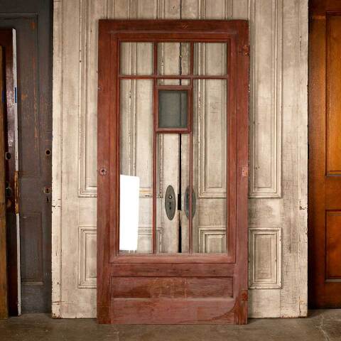 #50095 42x85 Salvaged Antique Wood Storm Door image 5