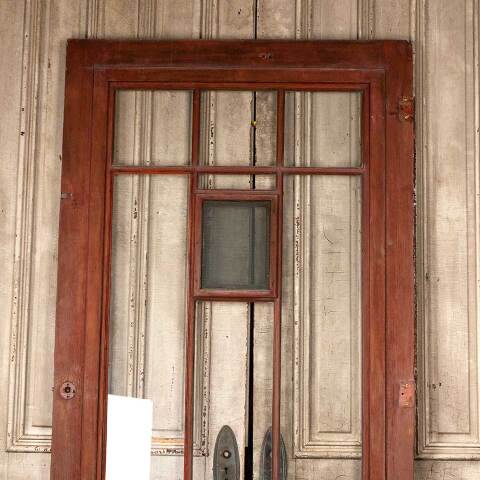 #50095 42x85 Salvaged Antique Wood Storm Door image 6