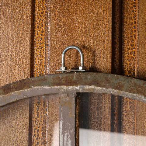 #50162 35x55 Arched Top Divided Lite Steel Window image 4