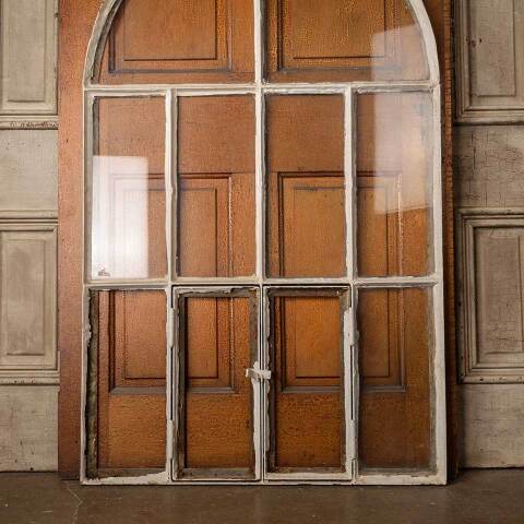 #50163 35x57 Arched Top Divided Lite Steel Window image 4