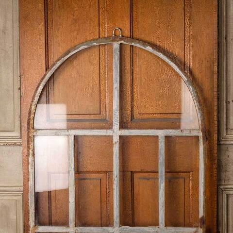 #50163 35x57 Arched Top Divided Lite Steel Window image 6