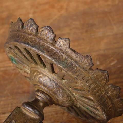 #50188 Cast Iron Wall Mount Oil Lamp Sconce image 2