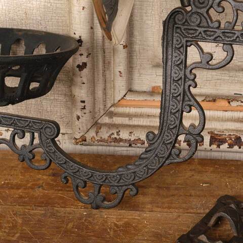 #50191 Cast Iron Wall Mount Oil Lamp Sconce image 6