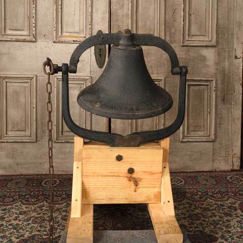 #50232 Antique Cast Iron Farmhouse Bell & Yoke image 2