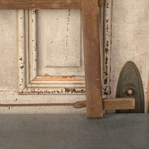 #50241 Antique Buck Bow Wood Cutting Handsaw image 2