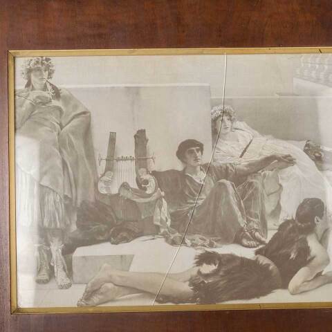 #50253 48x28 Framed "A Reading From Homer" Print image 4