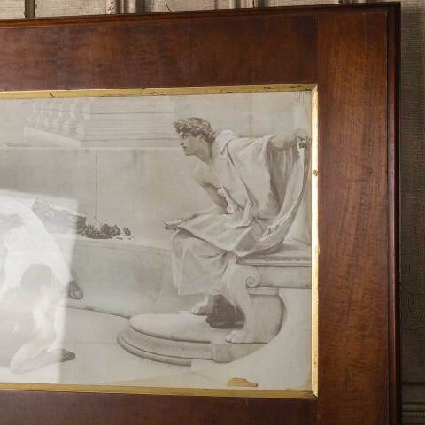 #50253 48x28 Framed "A Reading From Homer" Print image 5