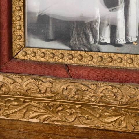 #50258 Long Haired Ladies Picture in Ornate Frame image 7