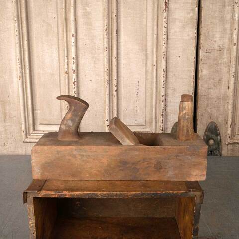 #50313 Antique Carpenter's Wood Block Plane image 2