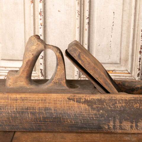#50319 Antique Large Carpenter's Wood Block Plane image 2