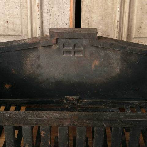 #50336 Salvaged Cast Iron Fireplace Log Holder image 5